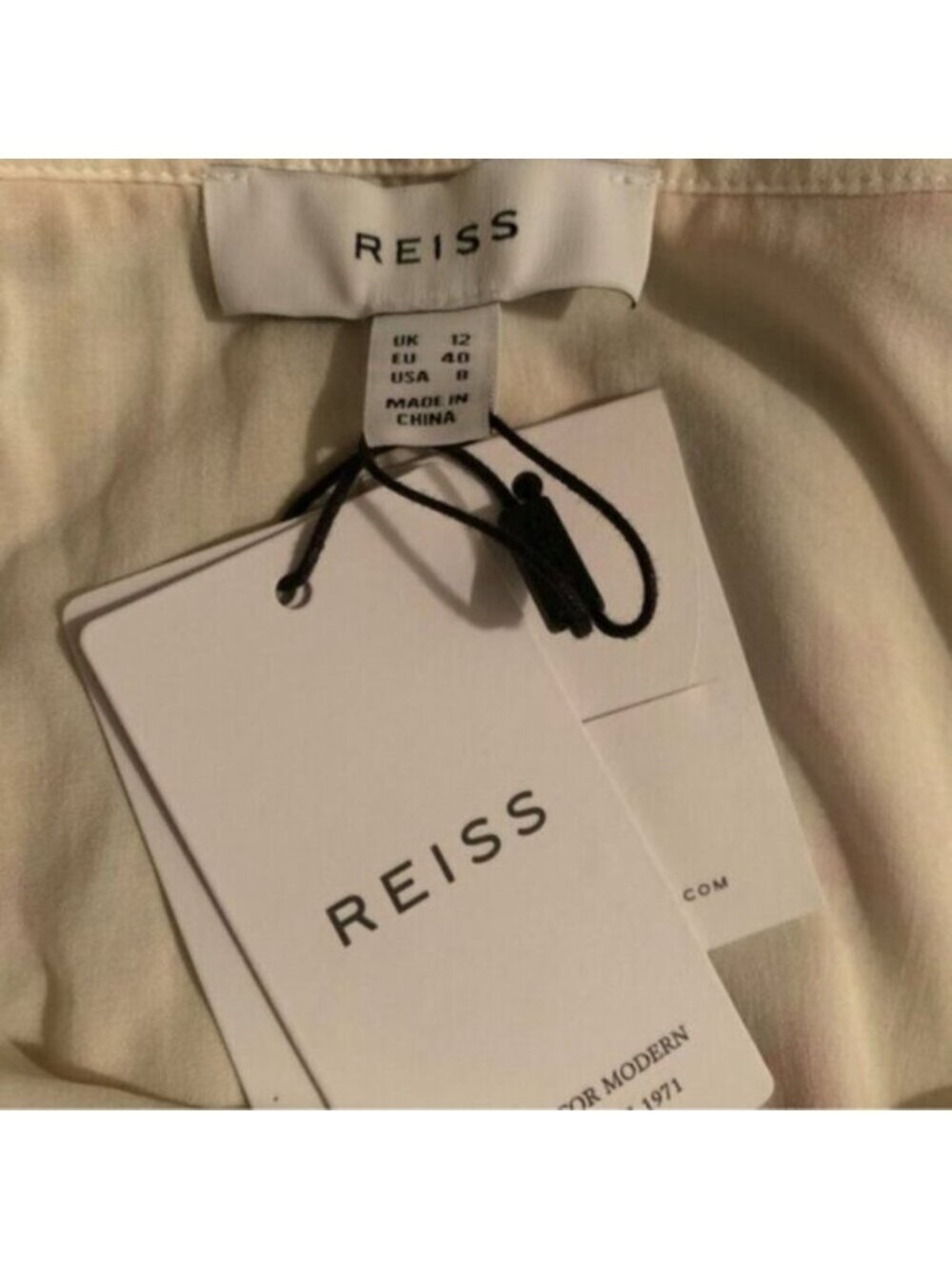 NWT Reiss Molly Floral Puff Long Sleeve Mini Dress - Picture 13 of 14